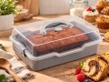 Pojemnik na ciasto z pokrywą transporter tort ciasto szczelny solidny mały