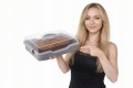 Pojemnik na ciasto z pokrywą transporter tort ciasto szczelny solidny mały