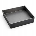 Blacha do pieczenia forma do ciasta kwadratowa CZARNA NON-STICK 27x23x6 cm