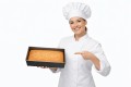Blacha do pieczenia forma do ciasta kwadratowa CZARNA NON-STICK 27x23x6 cm