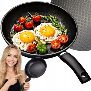 Patelnia nieprzywierająca indukcja gaz solidna powłoka toscania 26 cm