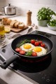 Patelnia nieprzywierająca indukcja gaz solidna powłoka toscania 26 cm