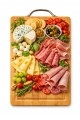 Deska bambusowa do krojenia kuchenna solidna z uchwytem do powieszenia28x18