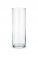 Wazon szklany wysoki cylinder na bukiet róże piwonie 25 cm