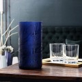 Lampa stołowa dekoracyjna szklana LED z włącznikiem 1,5 m ELLEN niebieska