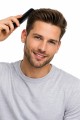 Grzebień męski do włosów fryzjerski czarny gęsty barber 12,5 cm