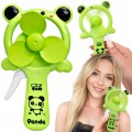 Wiatraczek ręczny dla dzieci mini wentylator panda spryskiwacz 14 cm