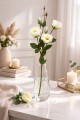 Eustoma duża gałązka sztuczna z pąkami dekoracja do wazonu 72 cm MRYS017