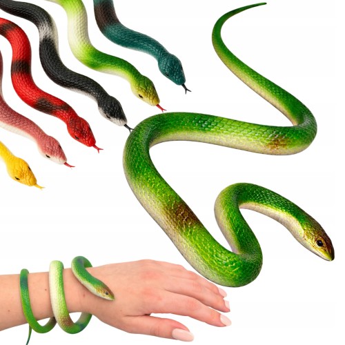 Wąż gumowy zabawka zabawka sensoryczna elastyczna rozciągliwy gniotek 70 cm