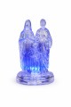 Figurka Rodziny Świętej LED lampka religijna do kapliczki na cmentarz