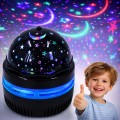 Projektor gwiazd LED lampka nocna obracana USB dla dzieci rzutnik