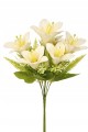 Bukiet sztucznych LILII LILIE dekoracja do wazonu 37cm MRMZ 1155