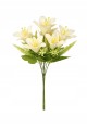Bukiet sztucznych LILII LILIE dekoracja do wazonu 37cm MRMZ 1155