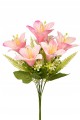 Bukiet sztucznych LILII LILIE dekoracja do wazonu 37cm MRMZ 1155