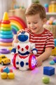 Zabawka interaktywna ROBOT świecący edukacyjny dla dzieci