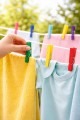 Spinacze na PRANIE NA MAJTKI SKARPETKI mocne klamerki PLASTIKOWE 20szt