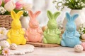 Zajączek ceramiczny figurka ceramiczna królik wielkanocny dekoracja