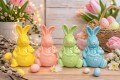 Zajączek ceramiczny figurka ceramiczna królik wielkanocny dekoracja