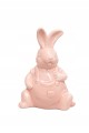 Zajączek ceramiczny figurka ceramiczna królik wielkanocny dekoracja