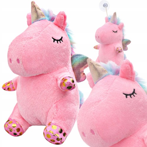 Pluszowy jednorożec maskotka 14 cm z przyssawka unicorn zabawka