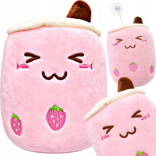 Pluszowa zabawka bubble tea maskotka kawaii 14 cm z przyssawka