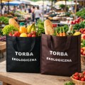 Torba ekologiczna na zakupy wielorazowa 35x30x19 cm eko