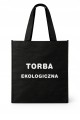 Torba ekologiczna na zakupy wielorazowa 35x30x19 cm eko