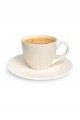 Filiżanka ze spodkiem ceramiczna do kawy herbaty elegancka 200 ml MRY3958