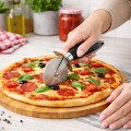 Nóż do krojenia pizzy stalowy radełko do pizzy 22,5 cm solidny