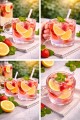 Szklanka kubek szklany 260ml z uchem retro do kawy herbaty lemoniady