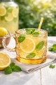 Szklanka kubek szklany 260ml z uchem retro do kawy herbaty lemoniady