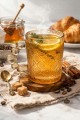 Szklanka kubek szklany z uchwytem kuleczki do kawy herbaty 300 ml
