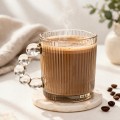 Szklanka kubek szklany z uchwytem kuleczki do kawy herbaty 300 ml
