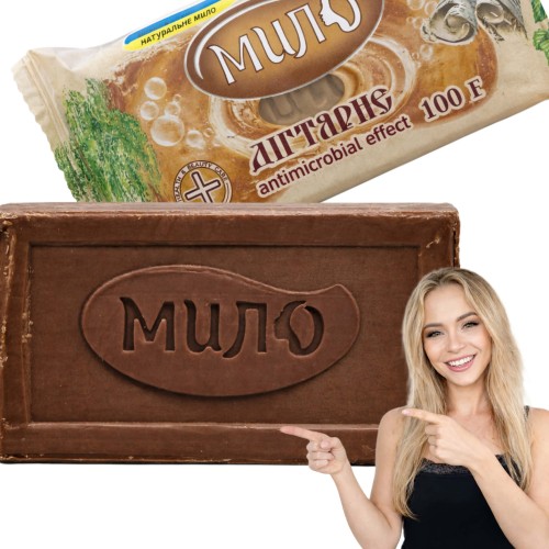 Mydło dziegciowe brzozowe 100 g naturalne antybakteryjne MUHO w kostce