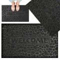 Wycieraczka gumowa WELCOME antypoślizgowa pod drzwi do domu garażu solidna