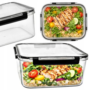 Pojemnik na żywność hermetyczny lunchbox szczelny plastikowy 6900 ml