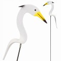 Figurka ogrodowa bocian dekoracja ogrodu na szpikulcu ozdoba 70 cm