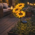 Solarna lampa ogrodowa słoneczniki LED do ogrodu dekoracja 70 cm