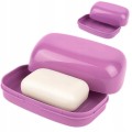 Mydelniczka plastikowa podróżna plastikowa z pokrywką - etui na mydło