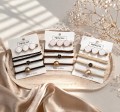 Zestaw ozdób do włosów subtelne gumeczki x3 piękna spinka eleganckie mix