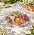 Osłonka na jedzenie składana siatka ochronna na owady parasol kuchenny