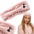 Opaska kosmetyczna na włosy miękka SPA makijażowa mikrofibra turban
