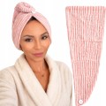 Ręcznik turban do włosów szybkoschnący mikrofibra turban na głowę SPA