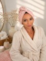 Ręcznik turban do włosów szybkoschnący mikrofibra turban na głowę SPA