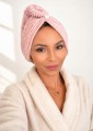 Ręcznik turban do włosów szybkoschnący mikrofibra turban na głowę SPA