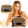 Radio retro Bluetooth FM AM SW USB vintage przenośne stylowe