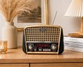 Radio retro Bluetooth FM AM SW USB vintage przenośne stylowe