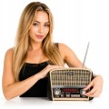 Radio retro Bluetooth FM AM SW USB vintage przenośne stylowe
