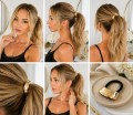 Gumka do włosów złota ozdobna scrunchie elegancka wzór mix