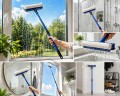 Myjka do okien teleskopowa 76 cm z mikrofibrą 2w1 ściągaczka